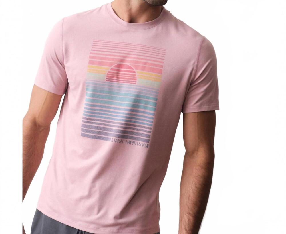 NEW MARINE LAYER re-spun graphic tee in lilas